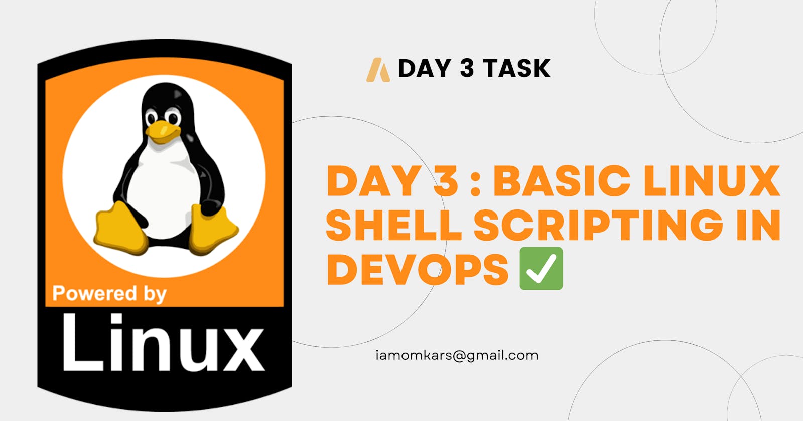 Day 3 ✅: Basic Linux Shell Scripting in DevOps