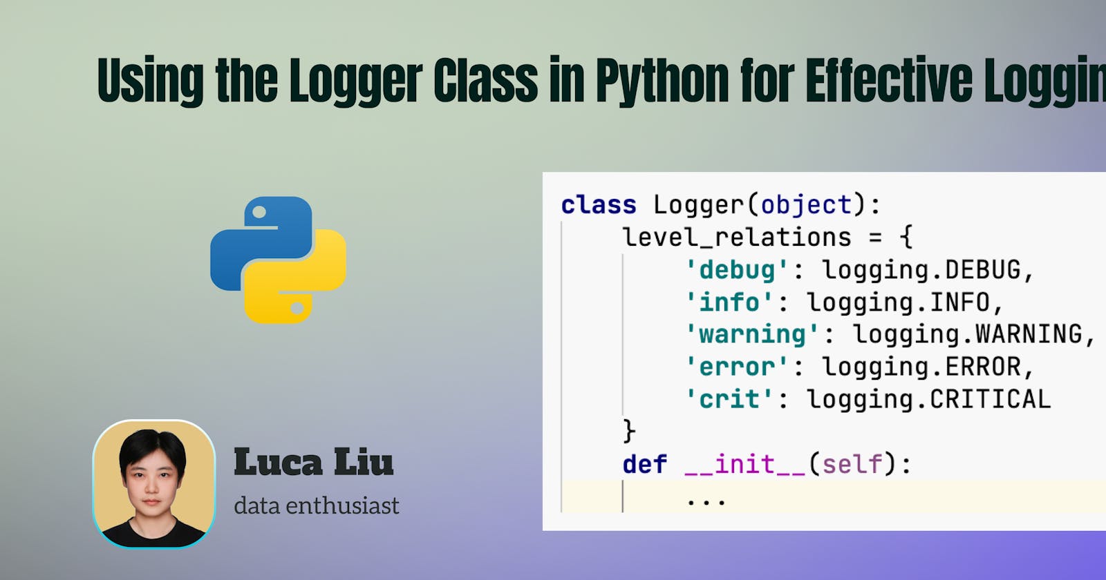 Using the Logger Class in Python for Effective Logging