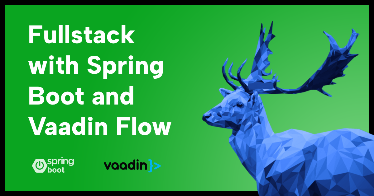 Full stack with Vaadin as a Java developer