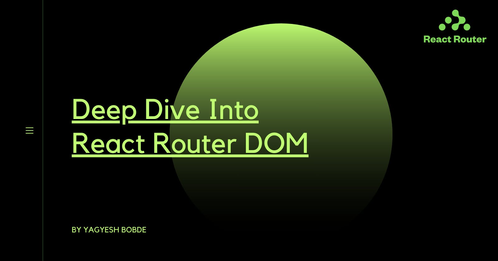 Deep Dive into React Router