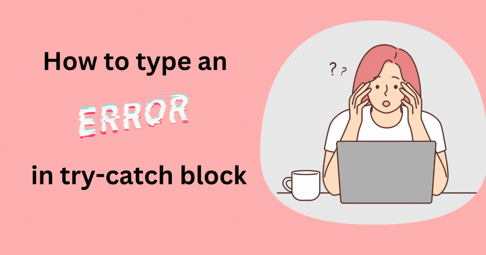 How to type an error in try-catch block