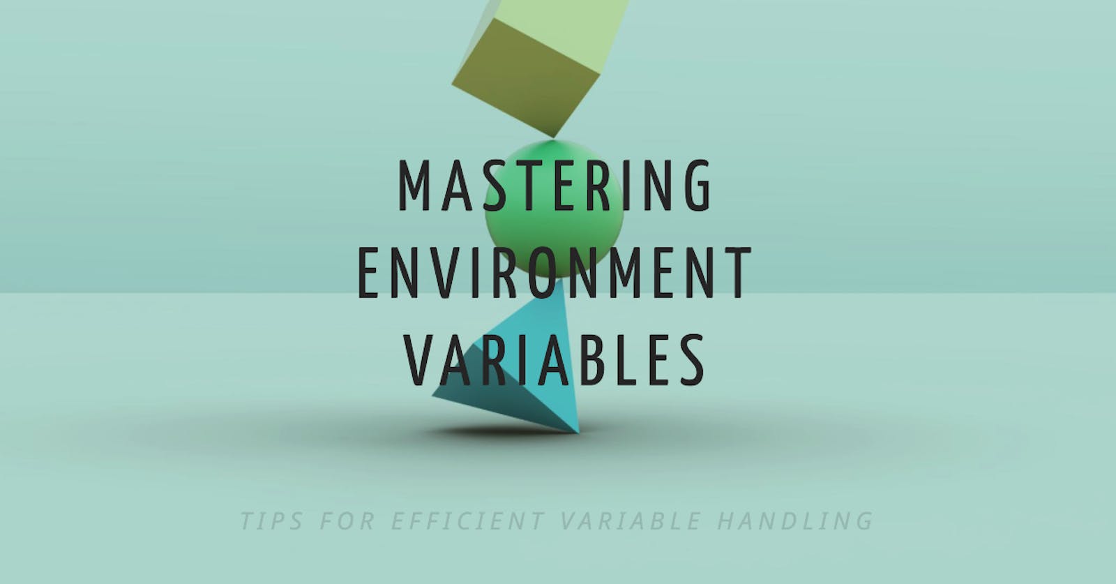 Best way to Handle Environment Variables
