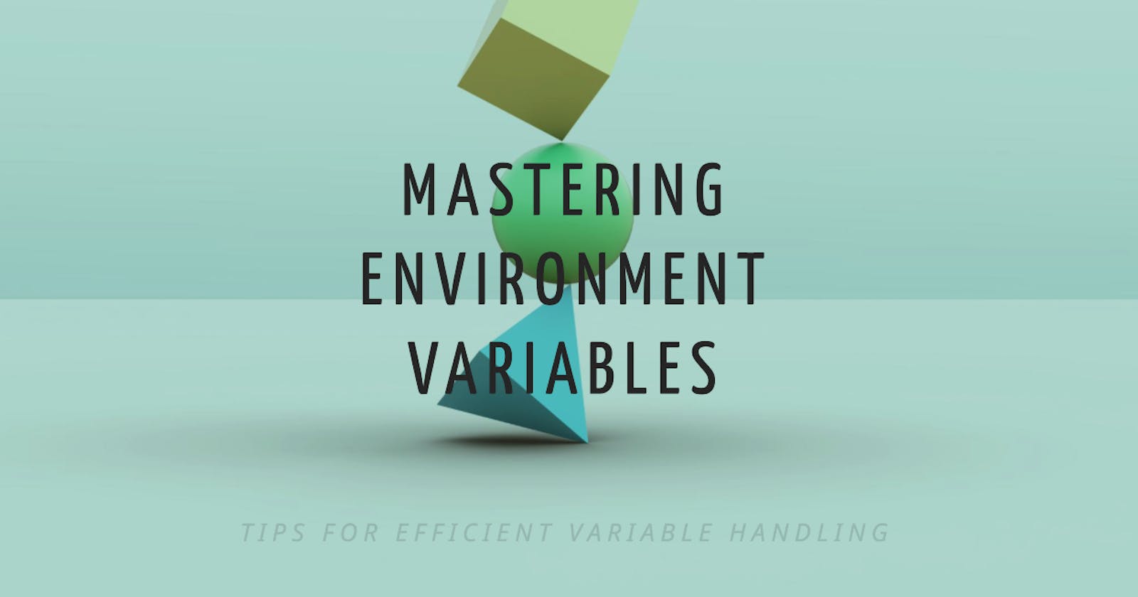 Best way to Handle Environment Variables