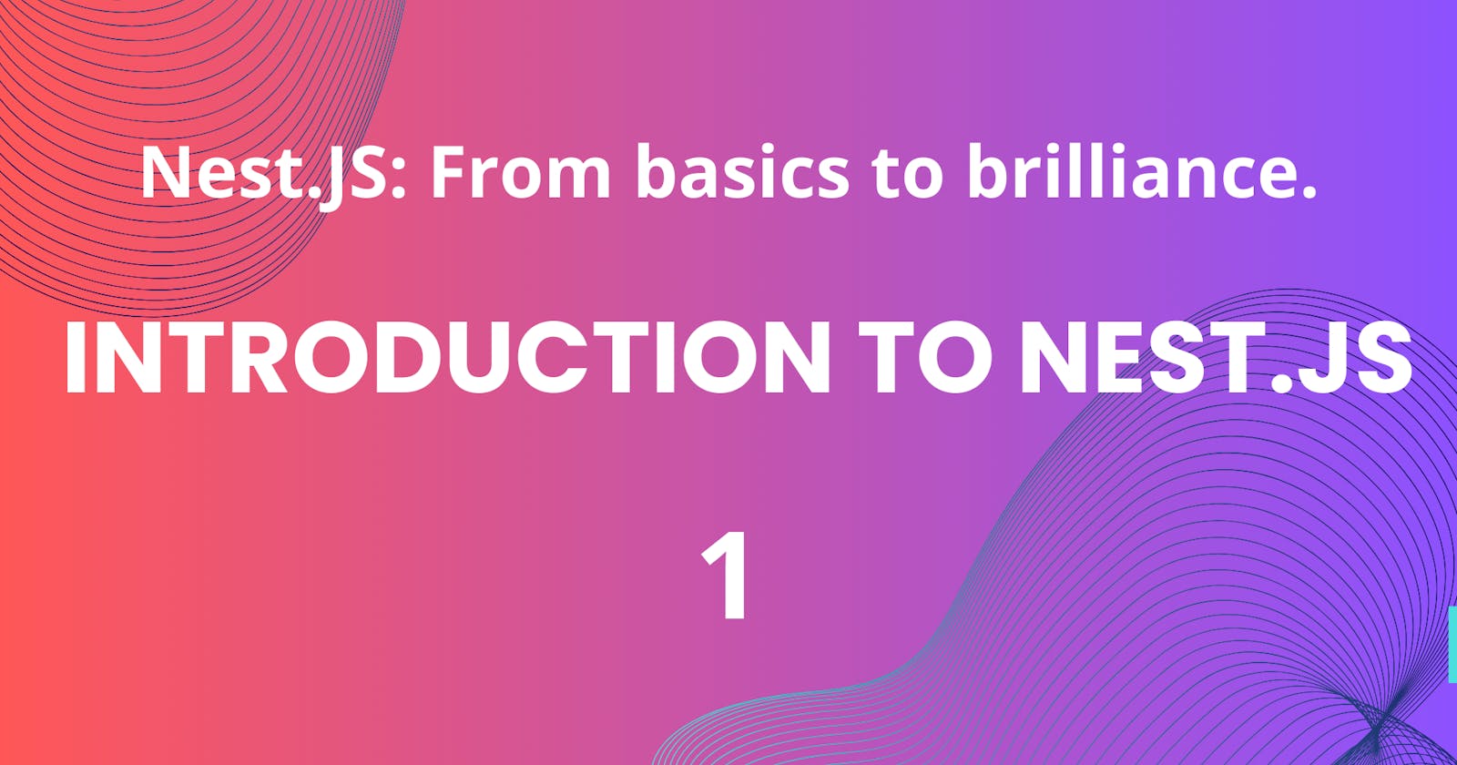 Introduction to Nest.JS.