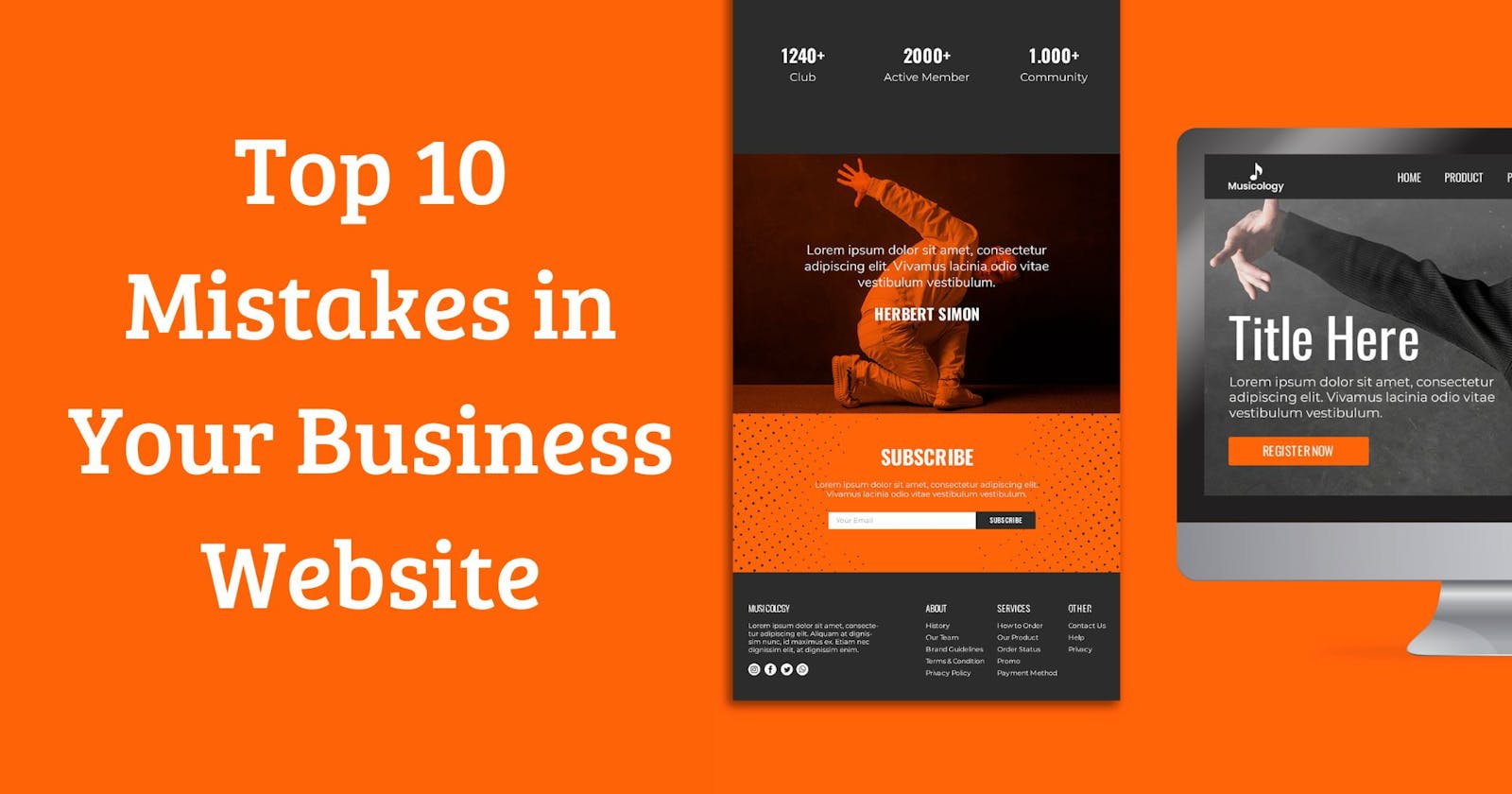 Top 10 Mistakes to Avoid on Your Business Website