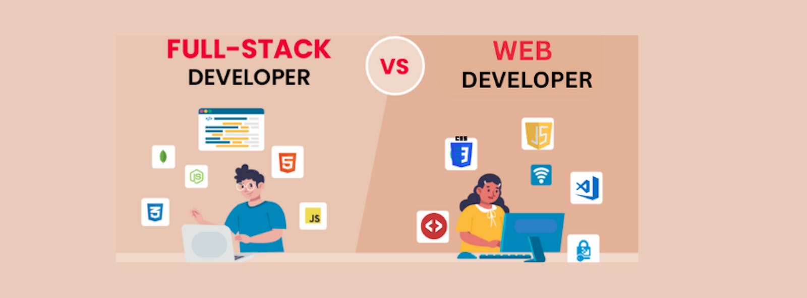 Difference between a web developer and a full stack developer