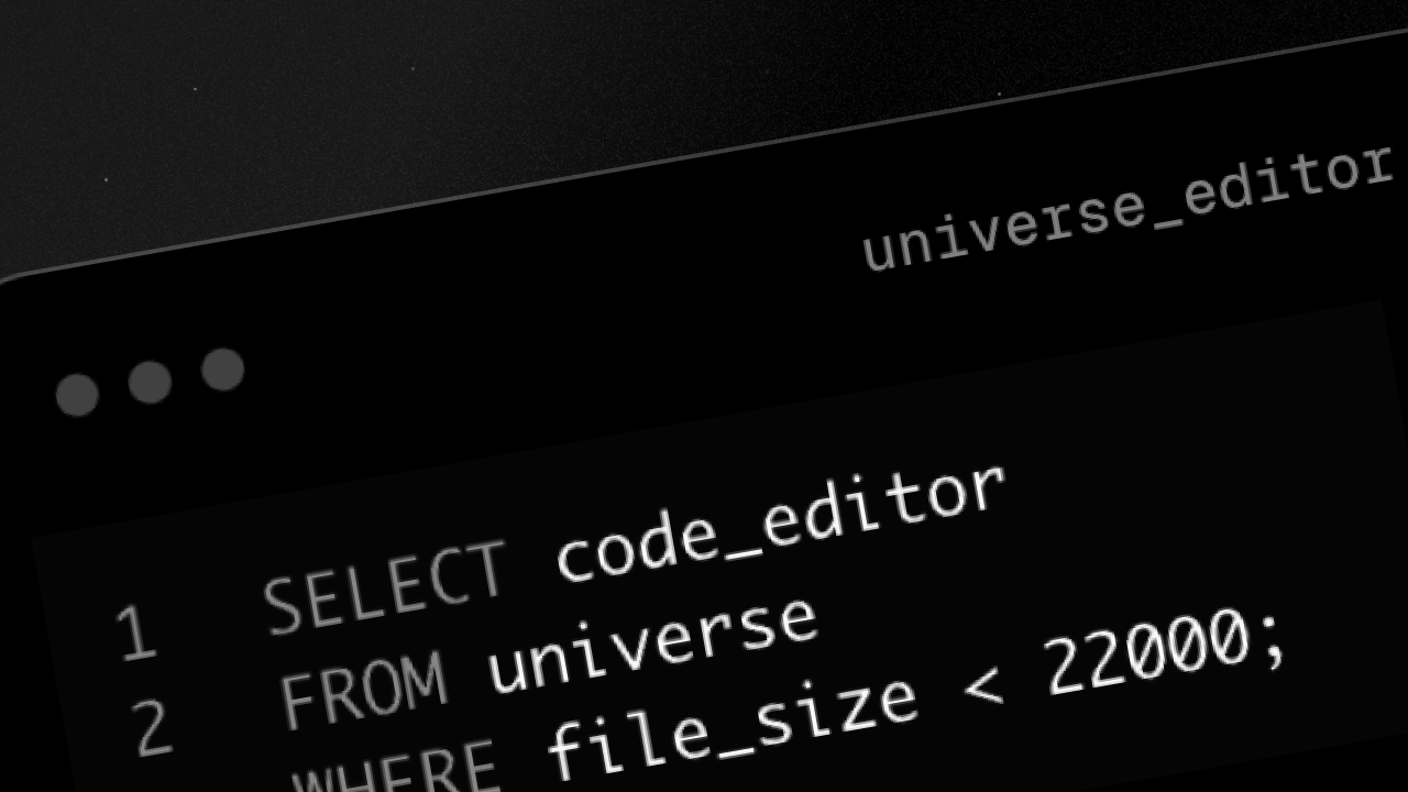 Building a 21kb code editor