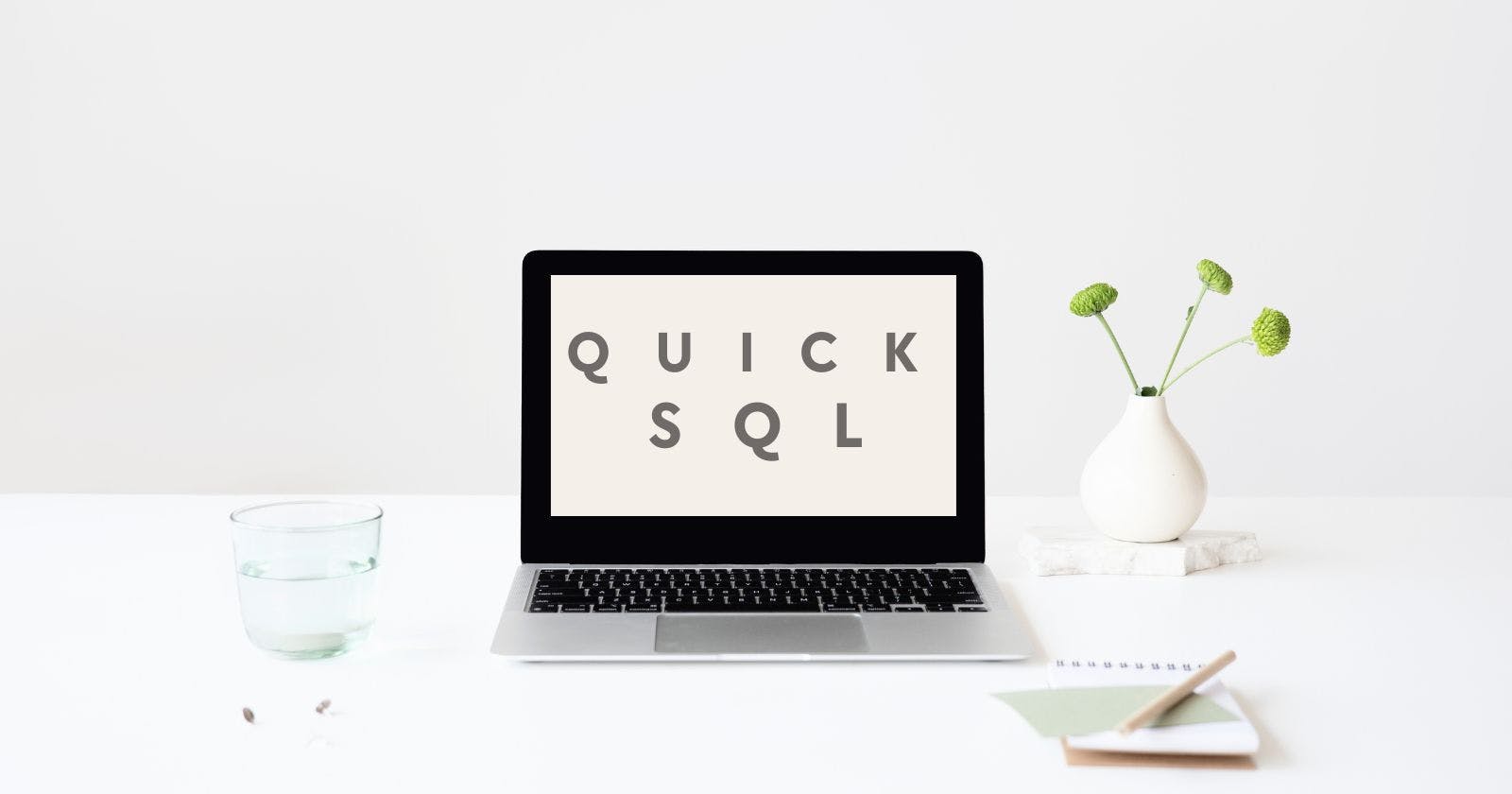 New Features: Usando Quick SQL