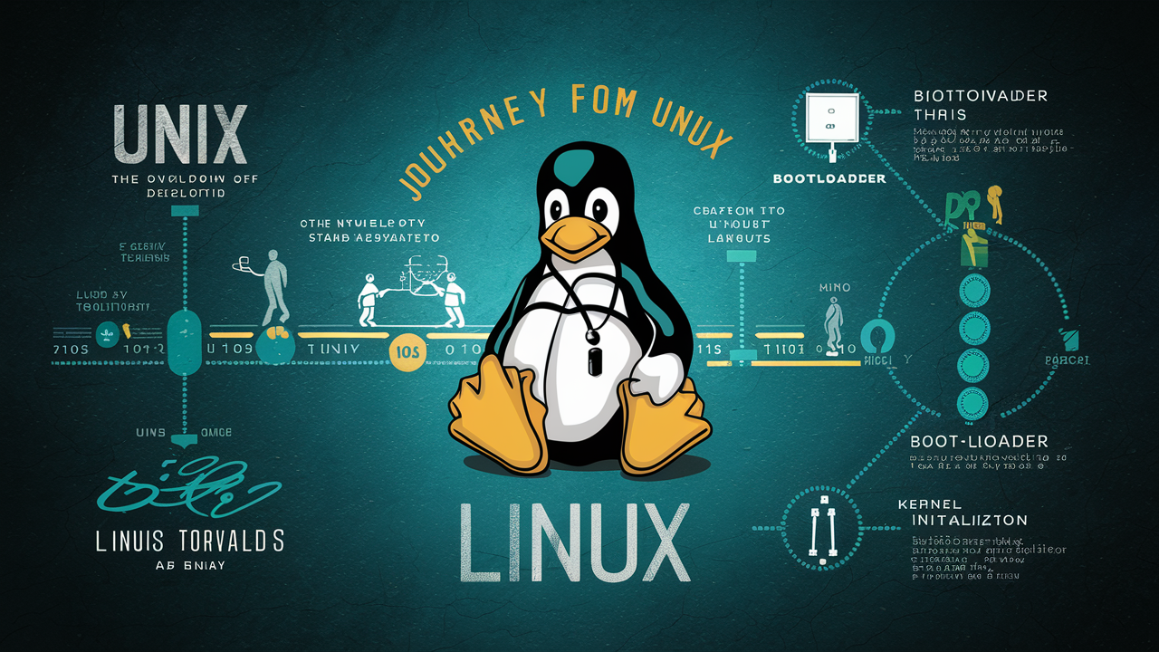 Journey From Unix to Linux and  Booting Process of Linux