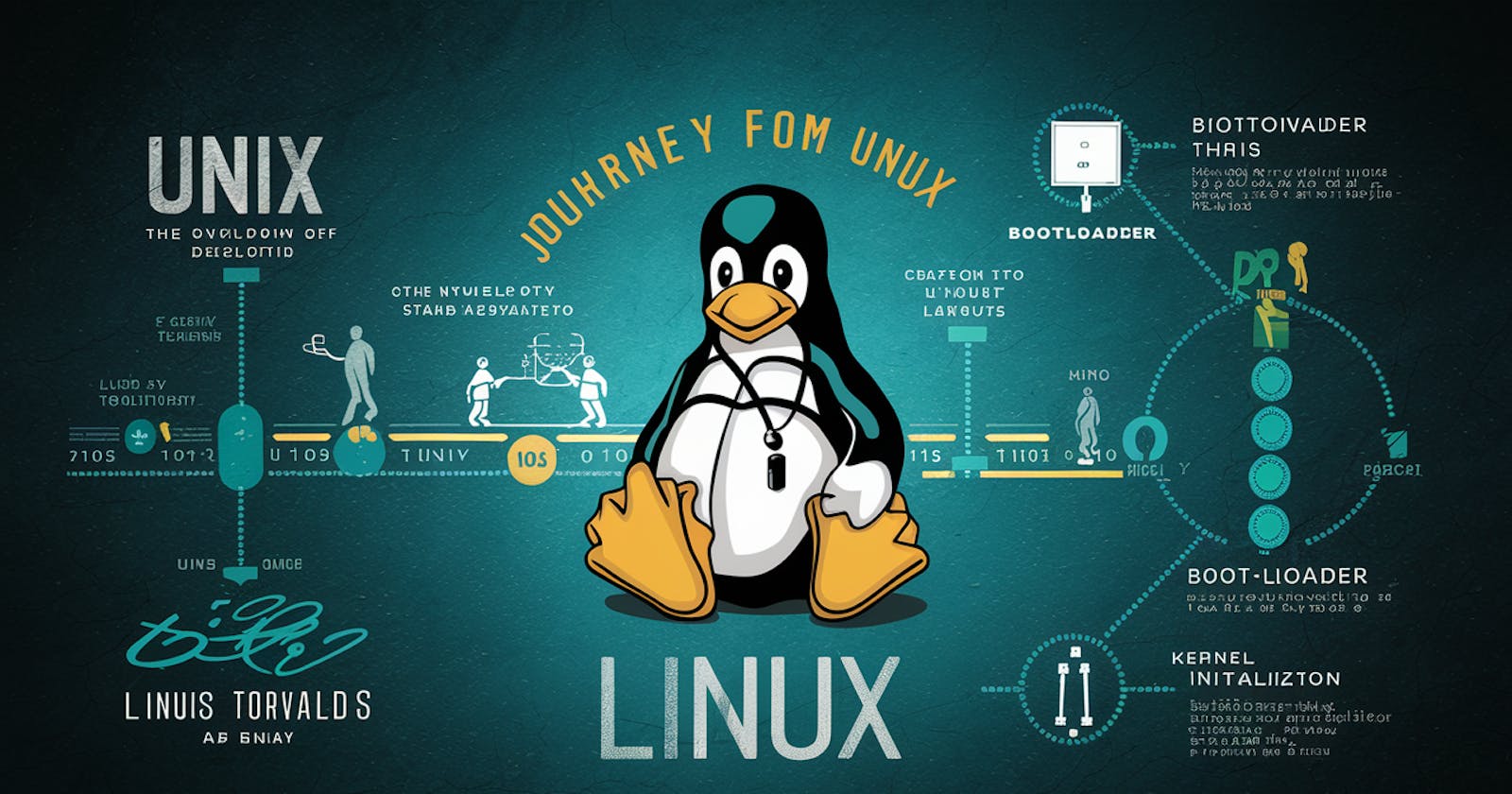 Journey From Unix to Linux and  Booting Process of Linux