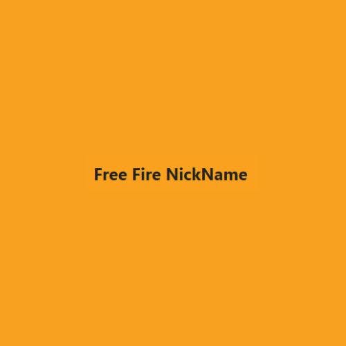 Free Fire Nickname's blog