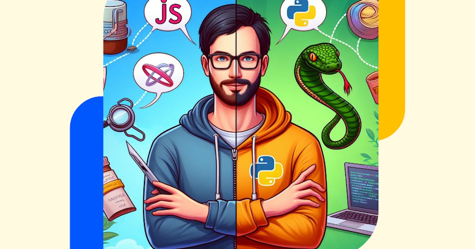 Dual personality of being JS n Python Dev