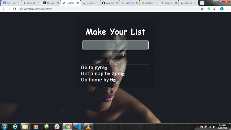 Todo App with Javascript