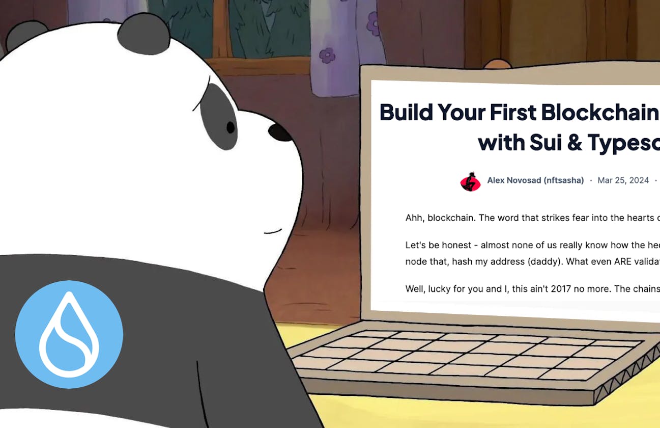 Build Your First Blockchain App in 15 min with Sui & Typescript