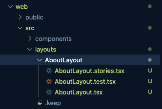 RedwoodJS About Layout