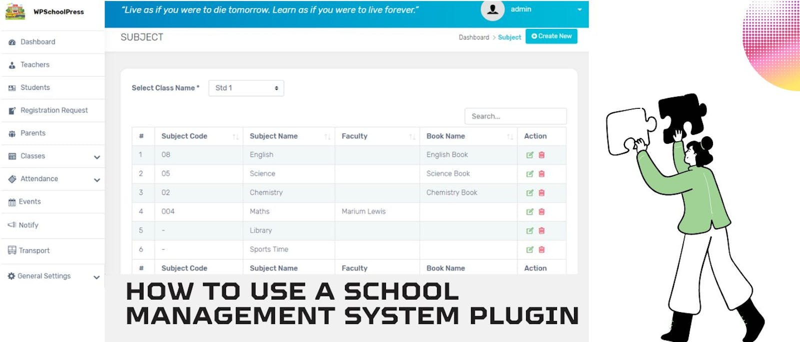 How to Use a School Management System Plugin