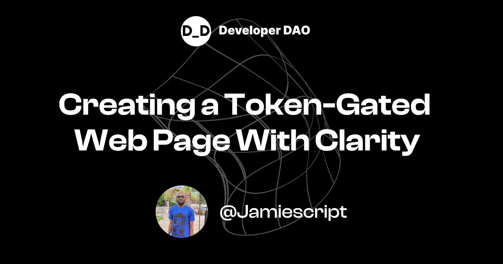 Creating a Token-Gated Web Page With Clarity
