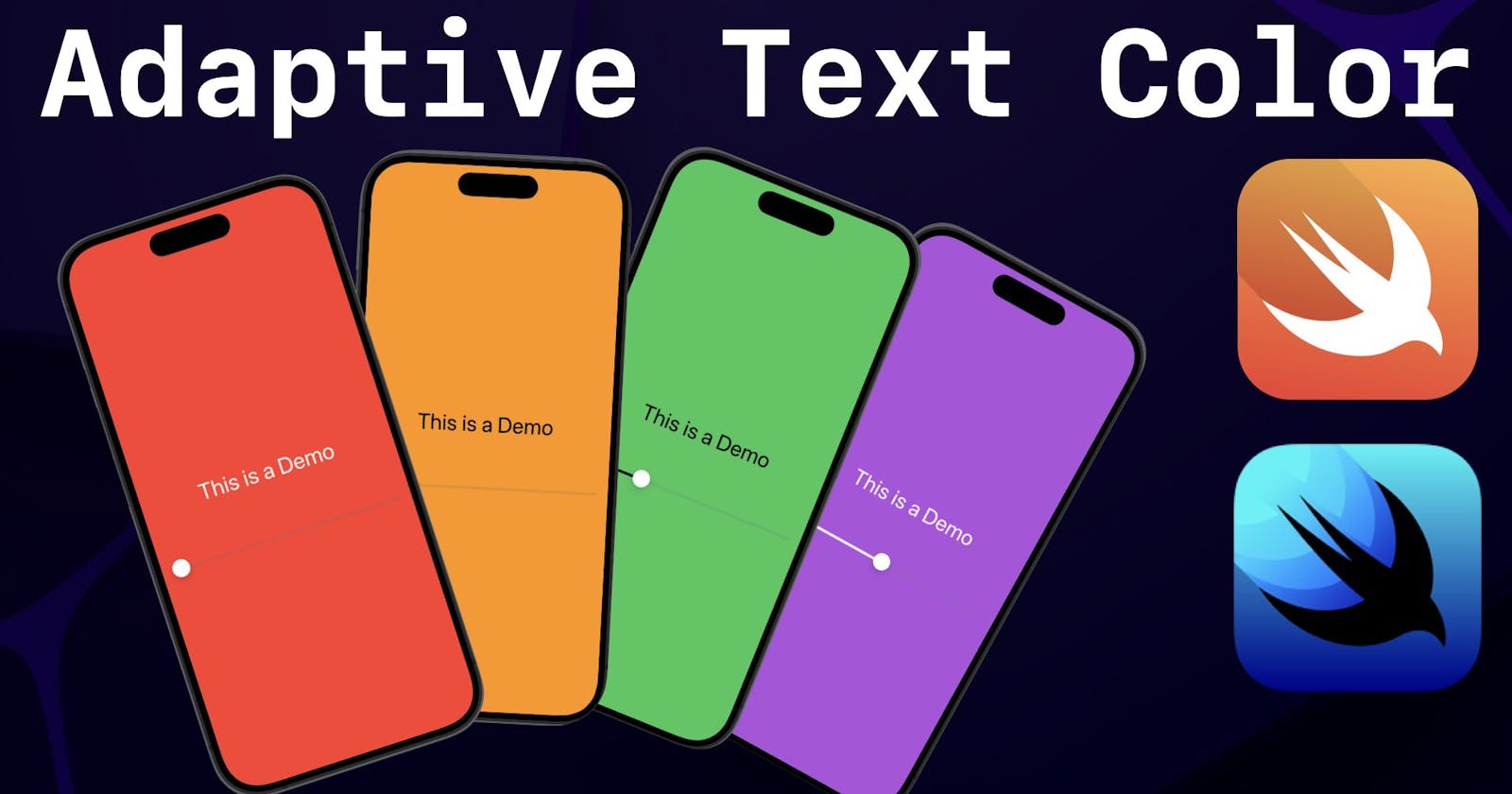Adaptive Text Color in SwiftUI based on Background
