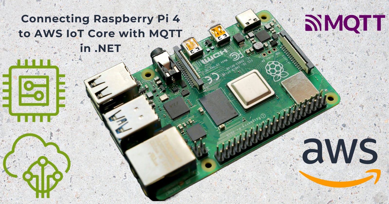 Connecting Raspberry Pi 4 to AWS IoT Core with MQTT in .NET
