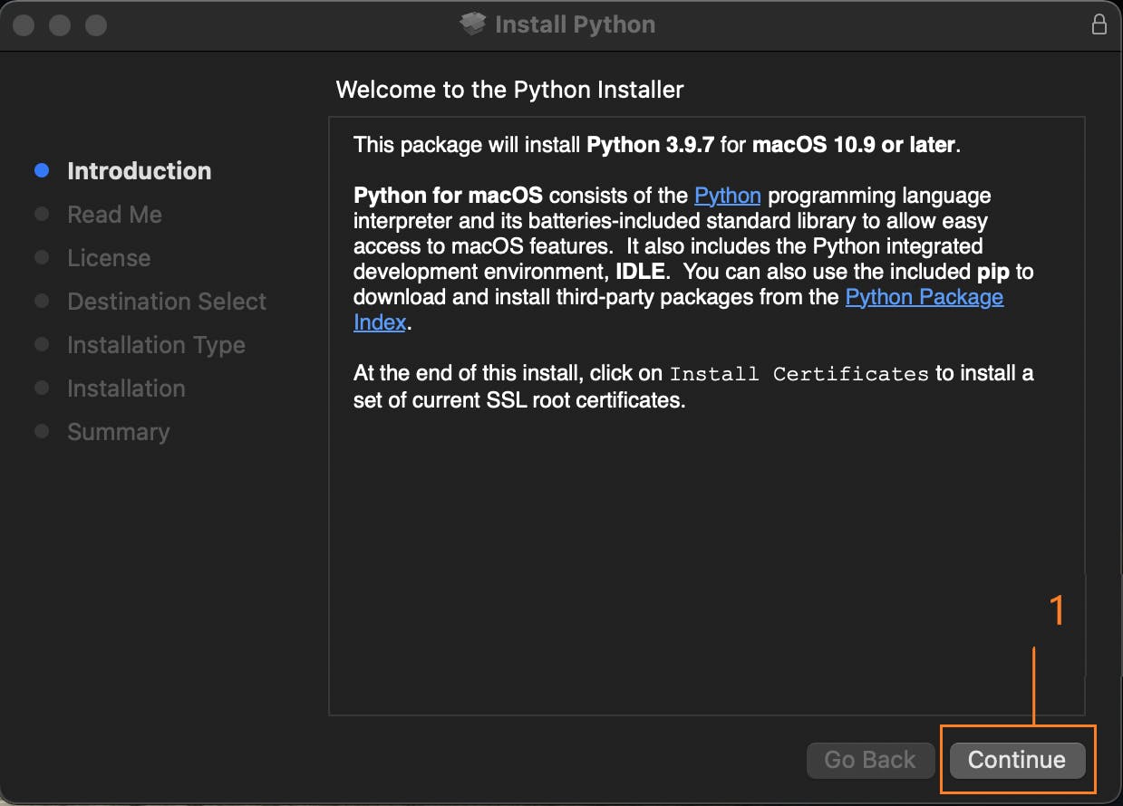 How to Install Python on Mac Step-1