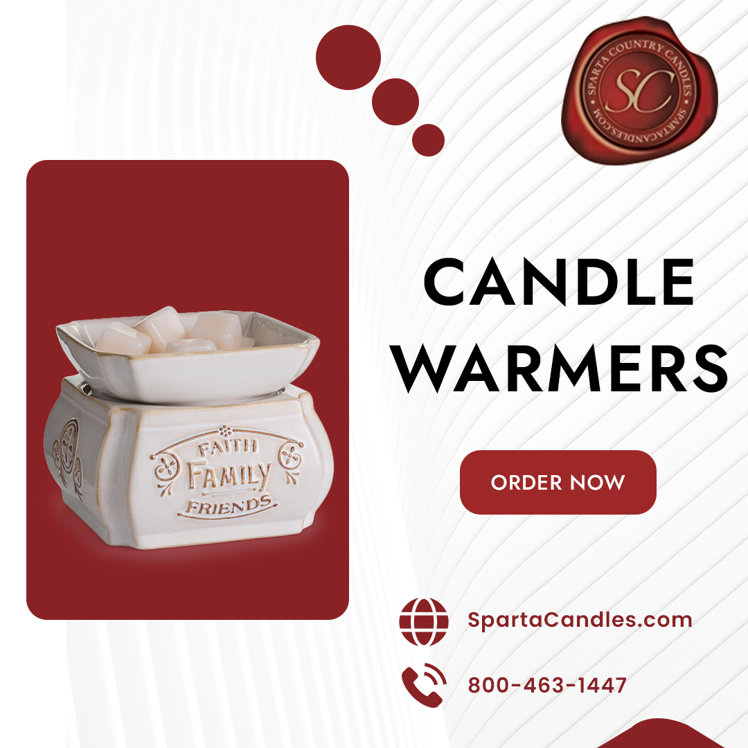 What are the benefits of using candle warmers instead of traditional candles?