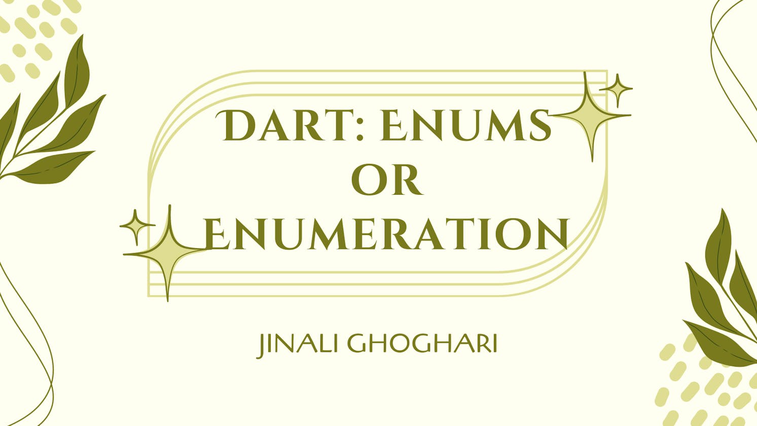 Dart: Enums | Enumeration