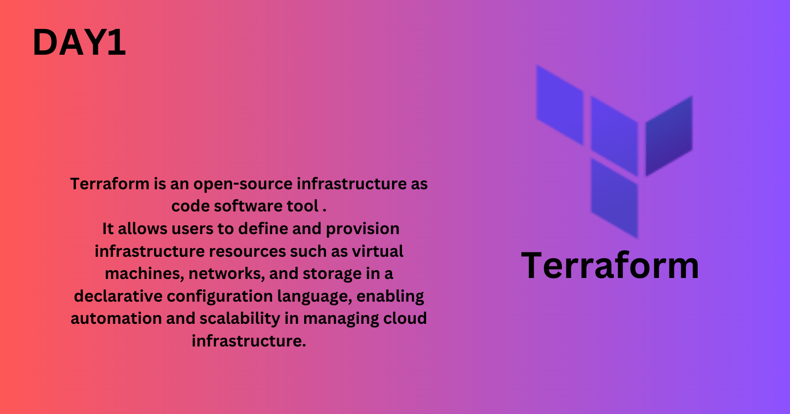 ⚙Day 1: Introduction to Terraform and Terraform Basics