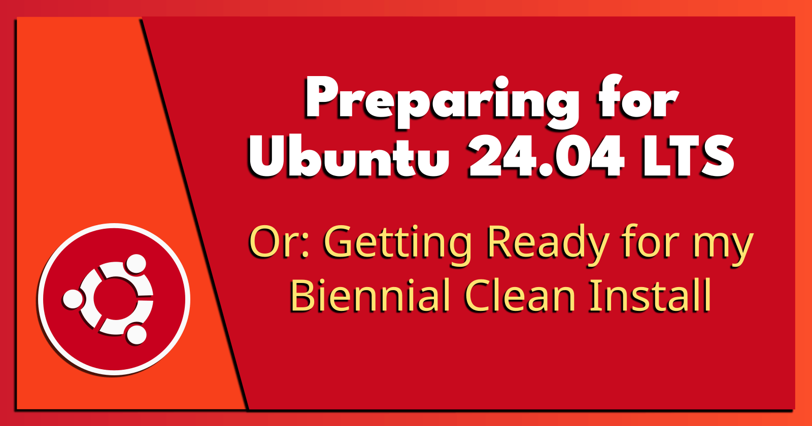 Preparing for Ubuntu 24.04 LTS.