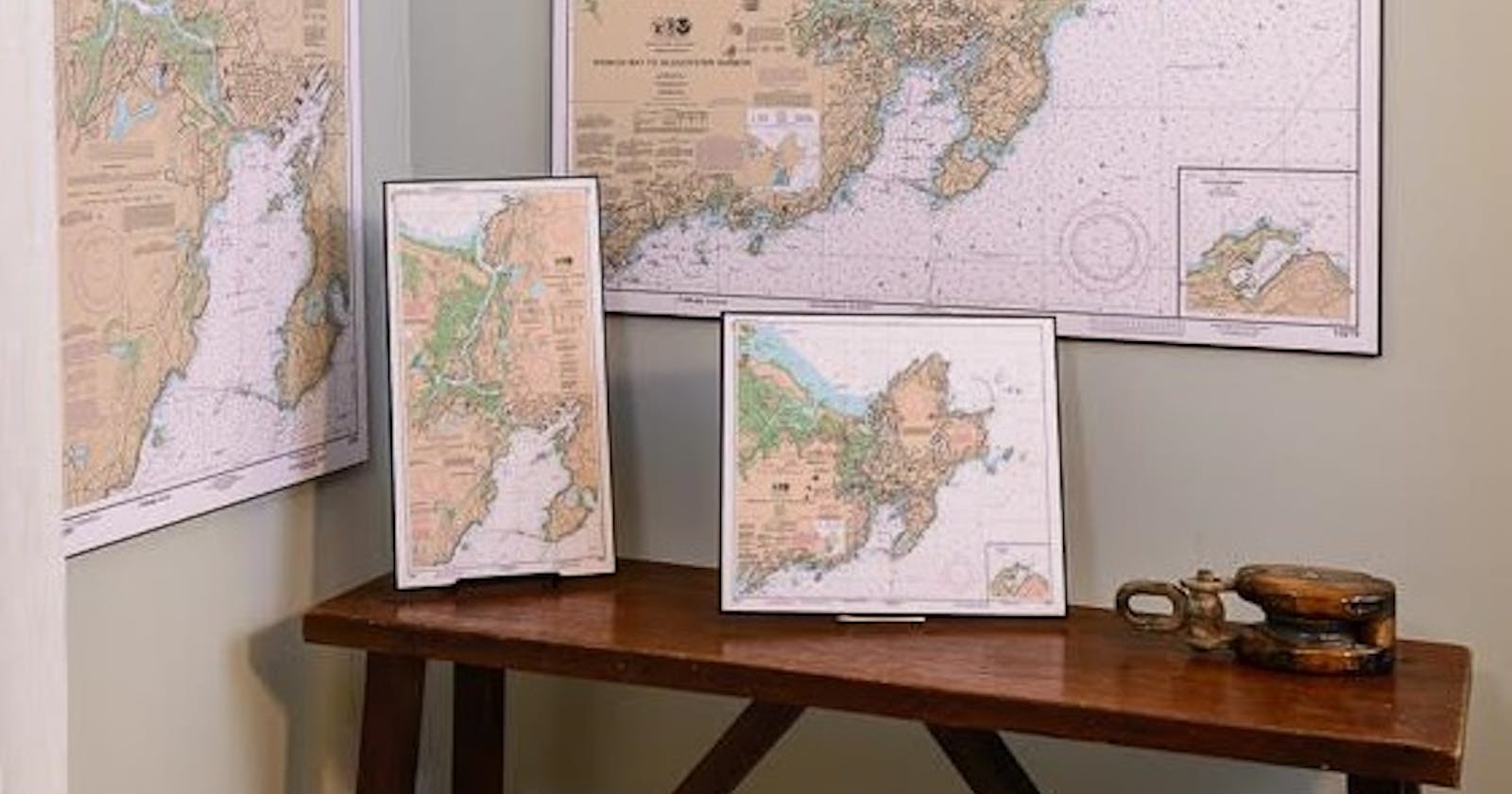 Sailing into Style: Decorating with Custom Triptych Wall Art and Nautical Maps