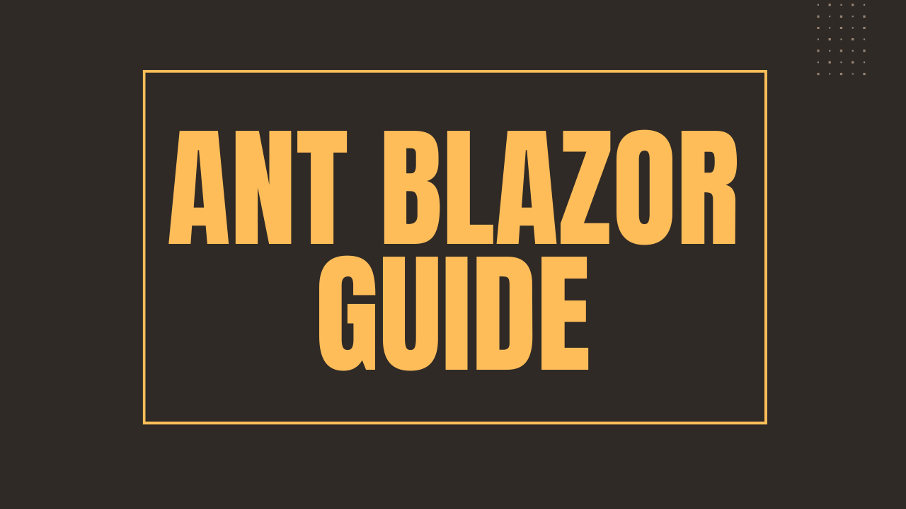 Ant Blazor