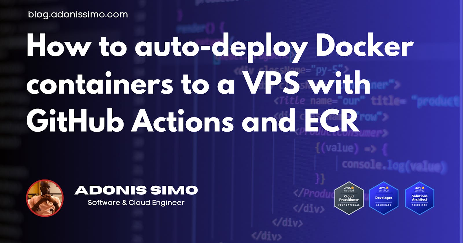 How to deploy a production app on a VPS and automate the process with Docker, GitHub Actions, and AWS ECR.