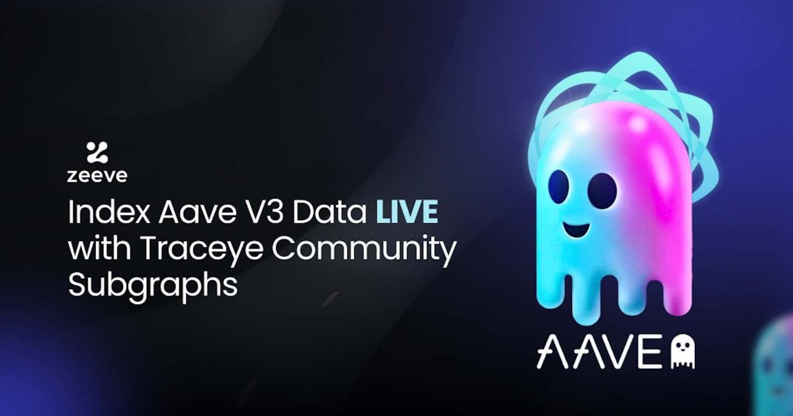Index Aave V3 Data LIVE with Traceye Community Subgraphs