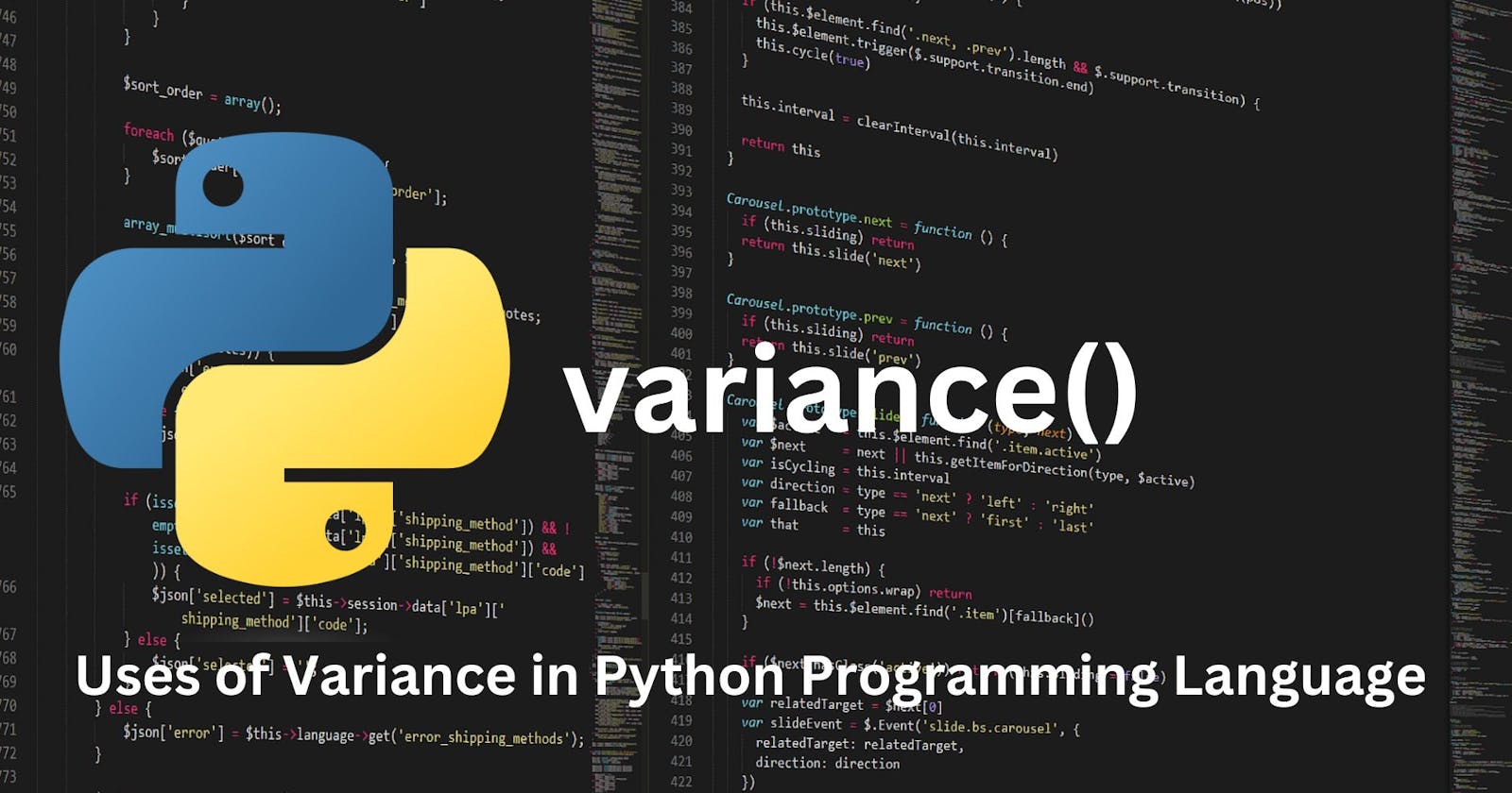 The Uses of Variance in Python Programming Language