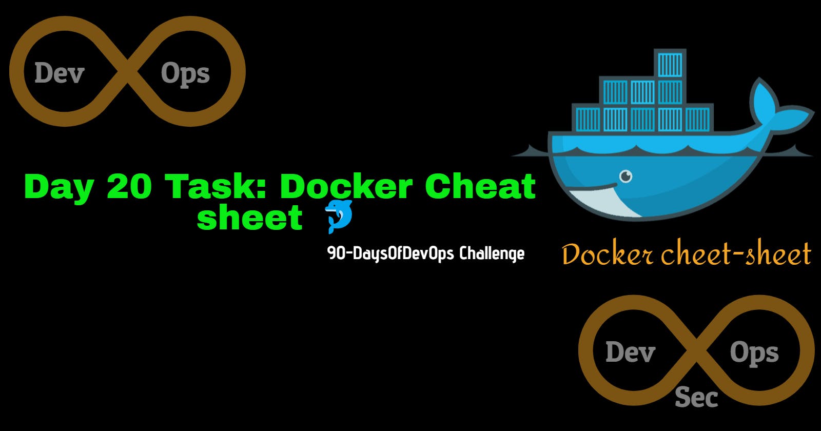 Day 20 Task: Docker Cheat sheet 🐬