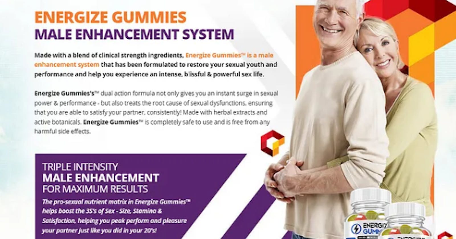 Energize Male Enhancement Gummies | May Help Sexual Staying Power?