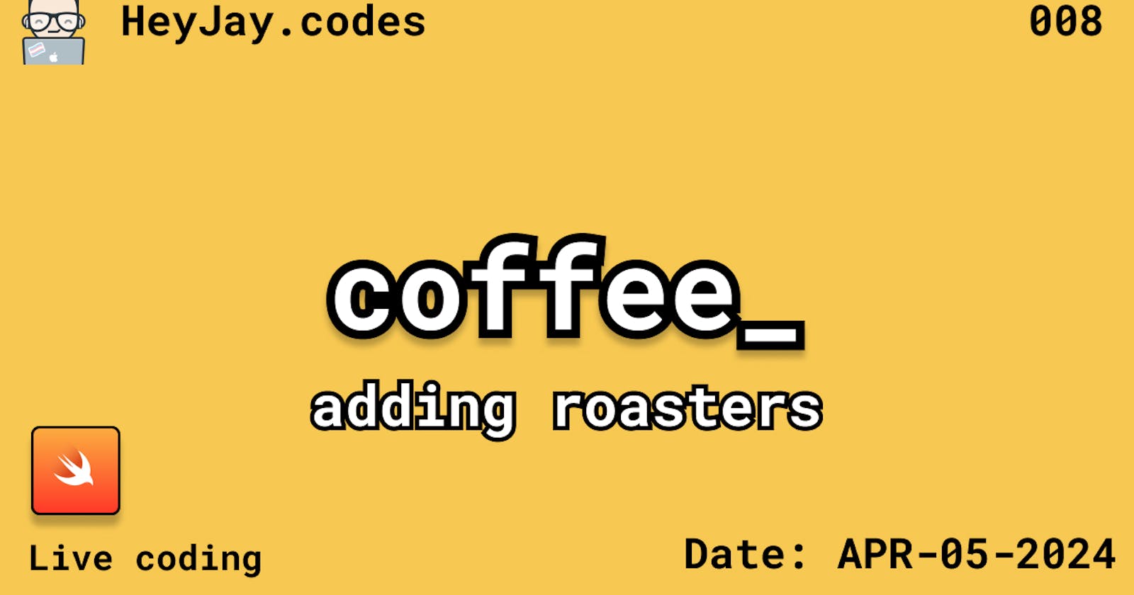 coffee_ Rebuild: Writing Roasters to a user's Firestore Collection
