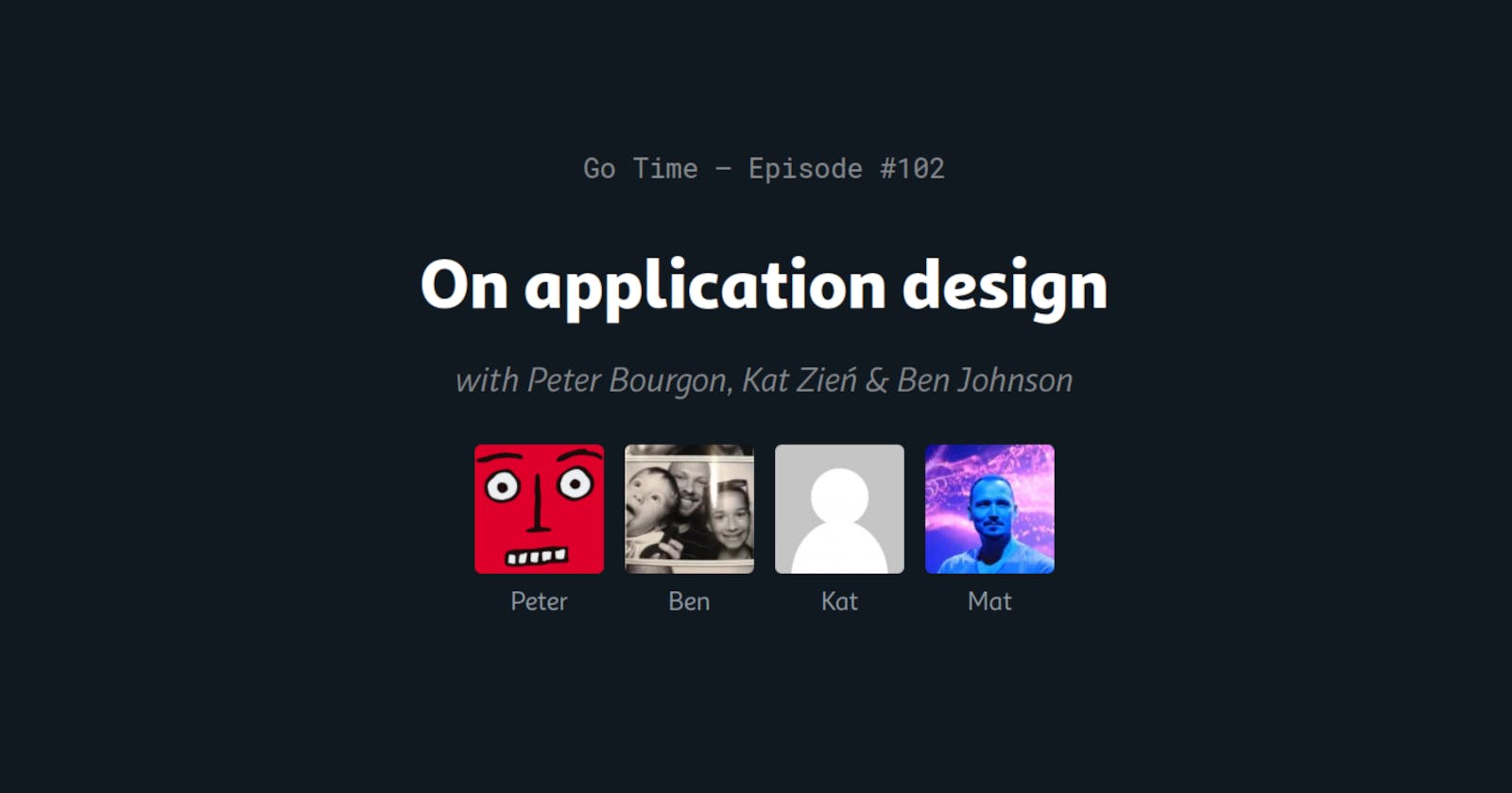 Podcast:  On application design