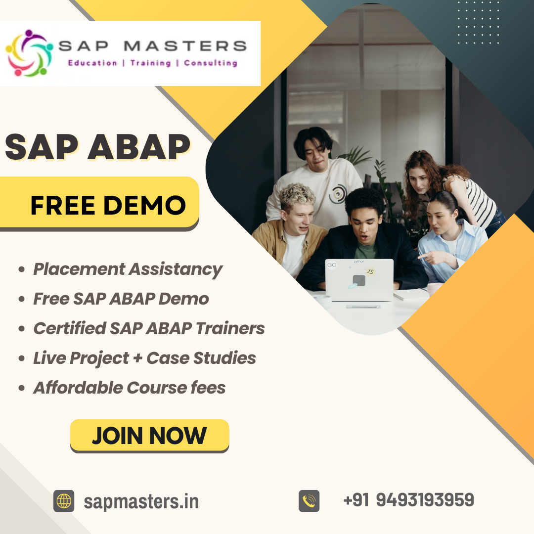 Mastering Your SAP Career: A Comprehensive Guide to SAP ABAP Courses in Bangalore