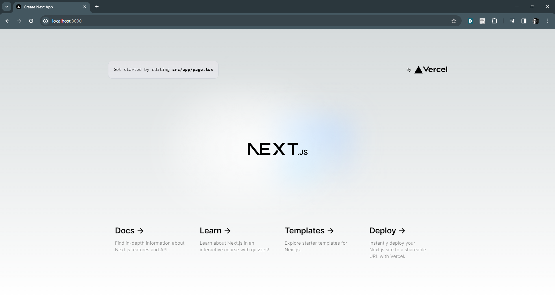 Nextjs application