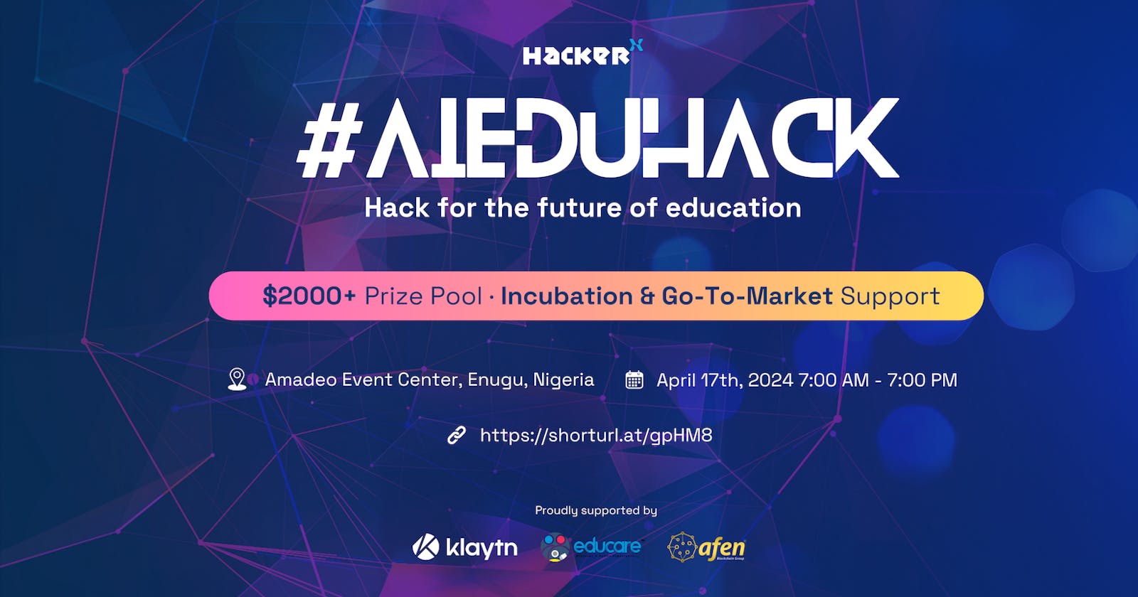 Announcing: #AIEduHack Hackathon - April 2024