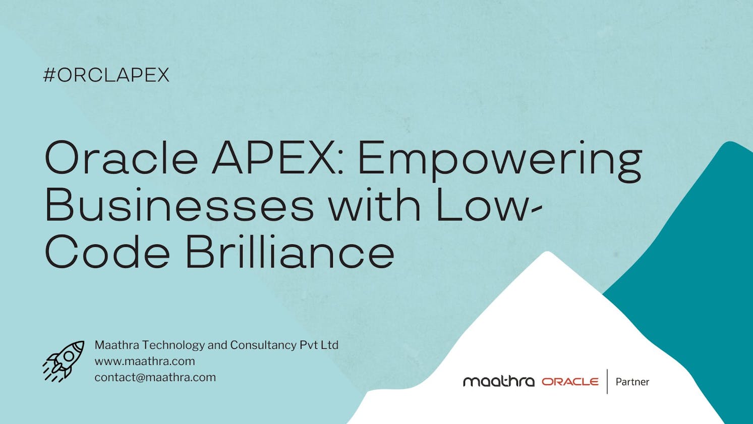 Oracle APEX: Empowering Businesses with Low-Code Brilliance