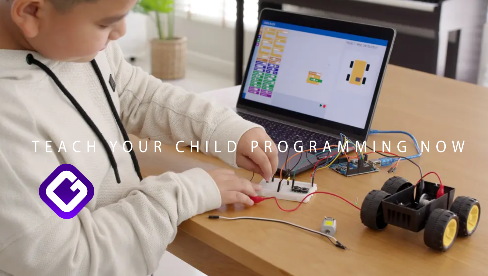 Teaching children programming at Gohary dev company