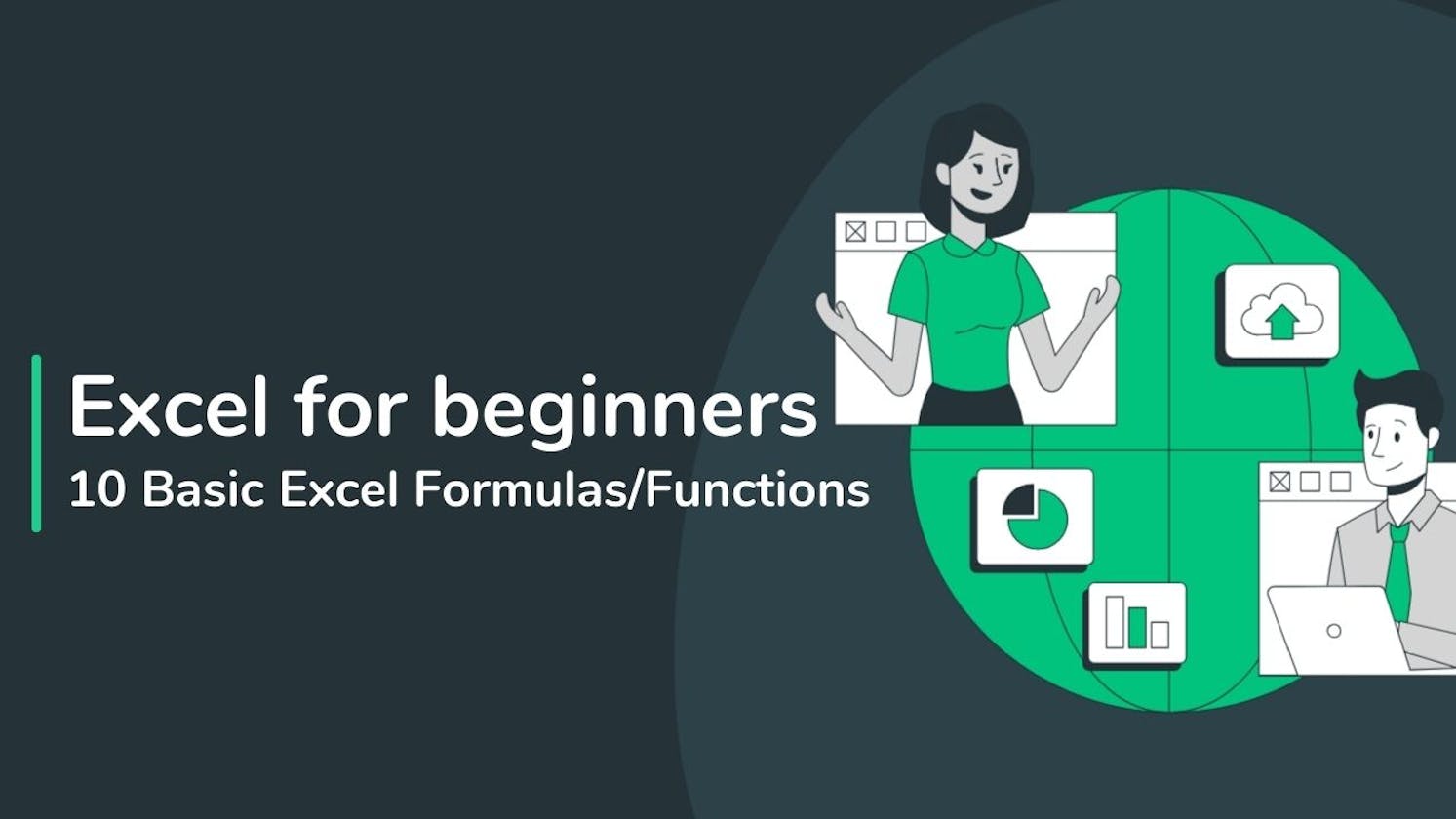 Excel for beginners: 10 Basic Excel Formulas/Functions | Part -1