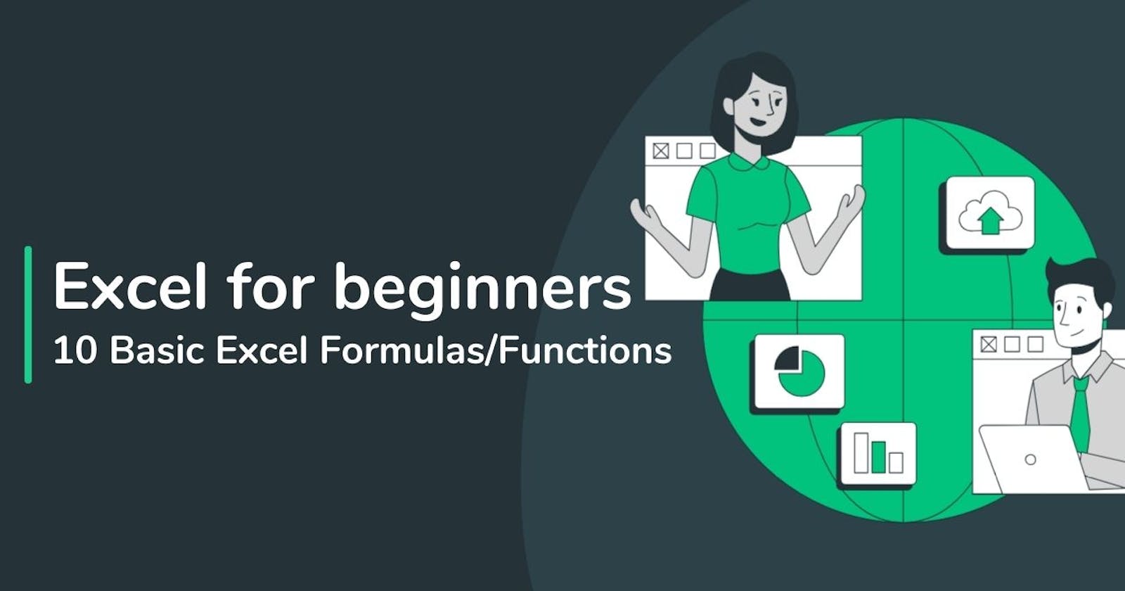 Excel for beginners: 10 Basic Excel Formulas/Functions | Part -1