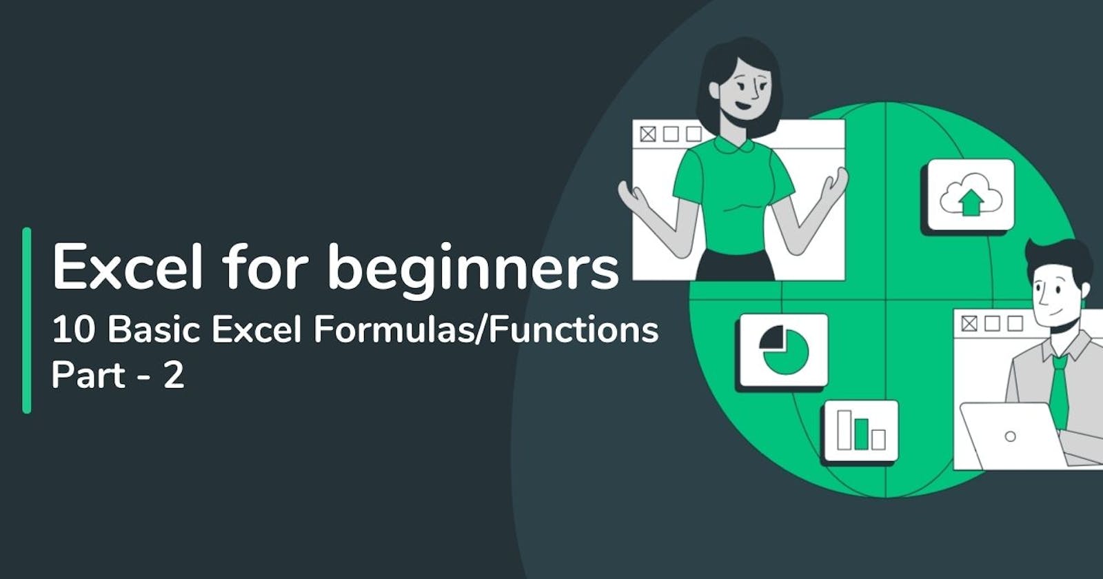 Excel for beginners: 10 Basic Excel Formulas/Functions | Part -2