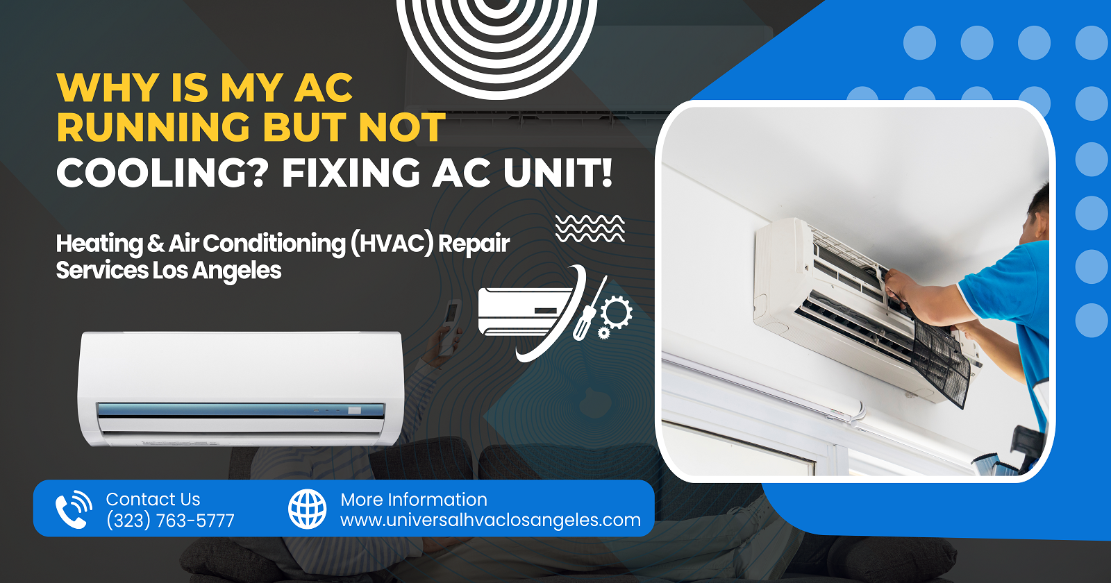 Why is My AC Running but Not Cooling? Fixing AC Unit!
