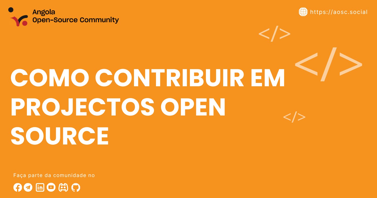Como contribuir em projectos Open Source