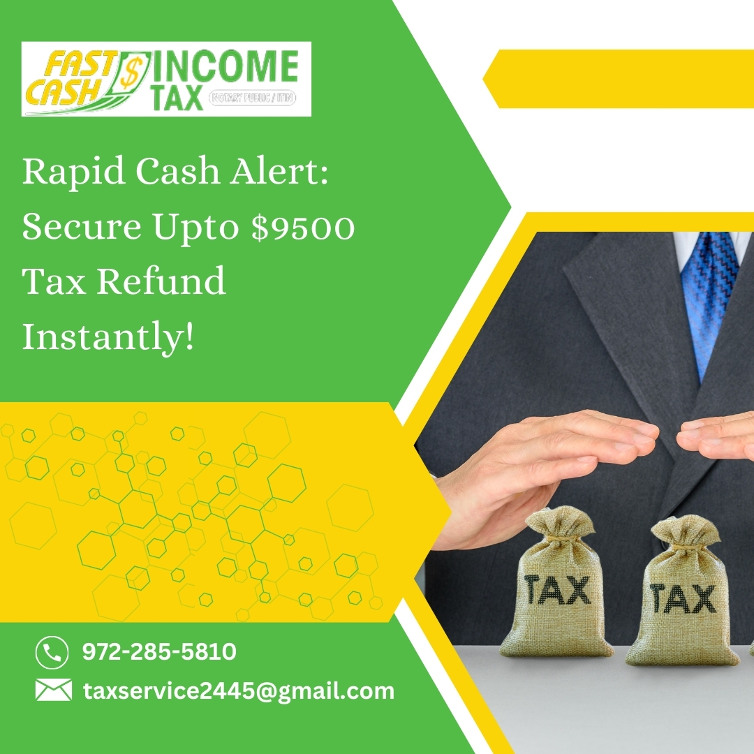 "Rapid Cash Alert: Secure Your $9500 Tax Refund Instantly!"