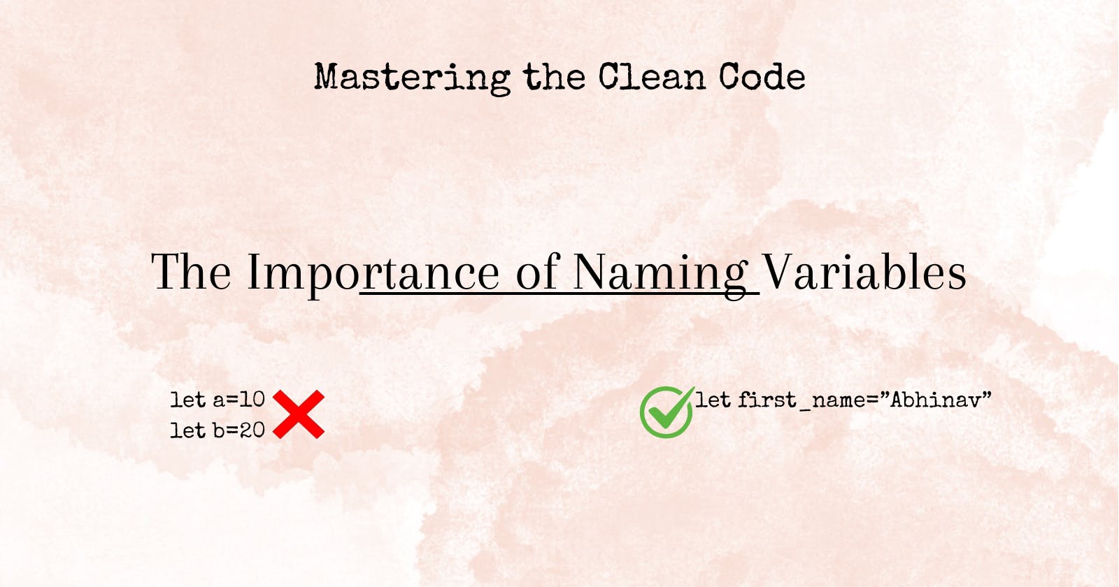 Mastering Clean Code: The Importance of Naming Variables