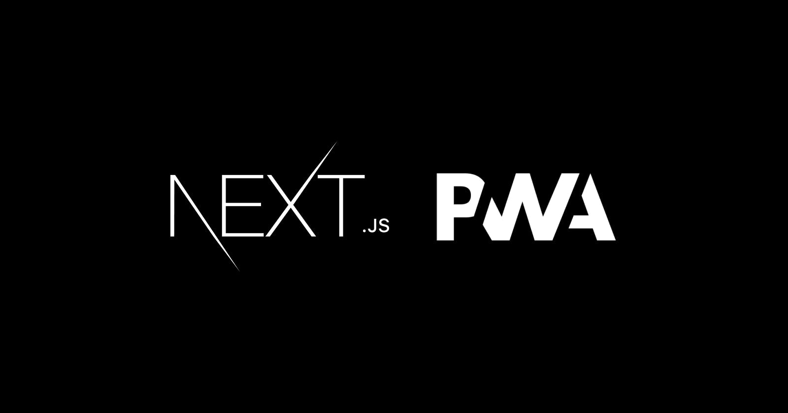 How to add support for PWA in Next JS (App Router)